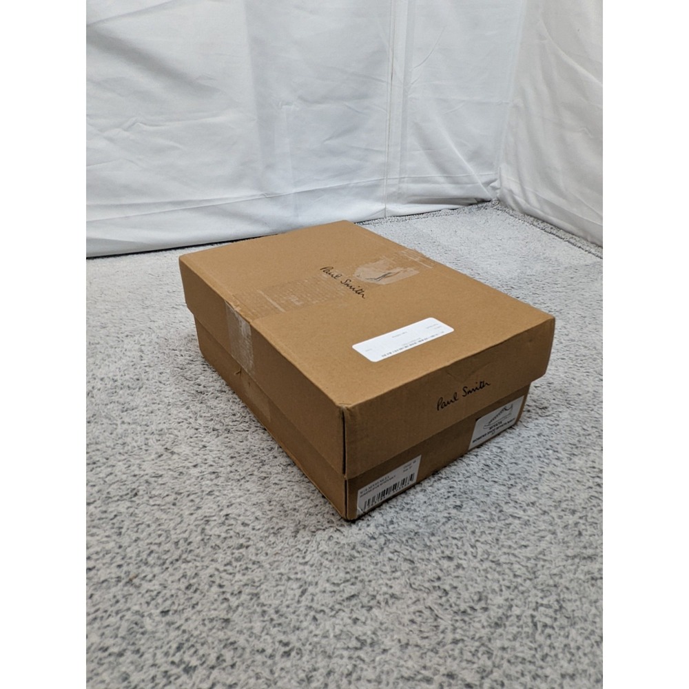 Paul Smith Miyata Sneakers Womens 6.5-7.0 Navy White Leather Suede Trainers NIB - Picture 8 of 10